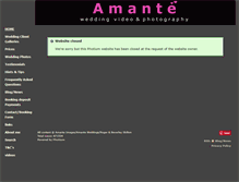 Tablet Screenshot of amante.photium.com