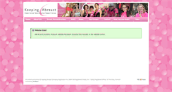 Desktop Screenshot of keepingabreast.photium.com